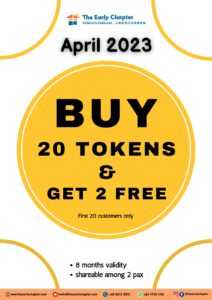 Buy 20 tokens and get 2 free